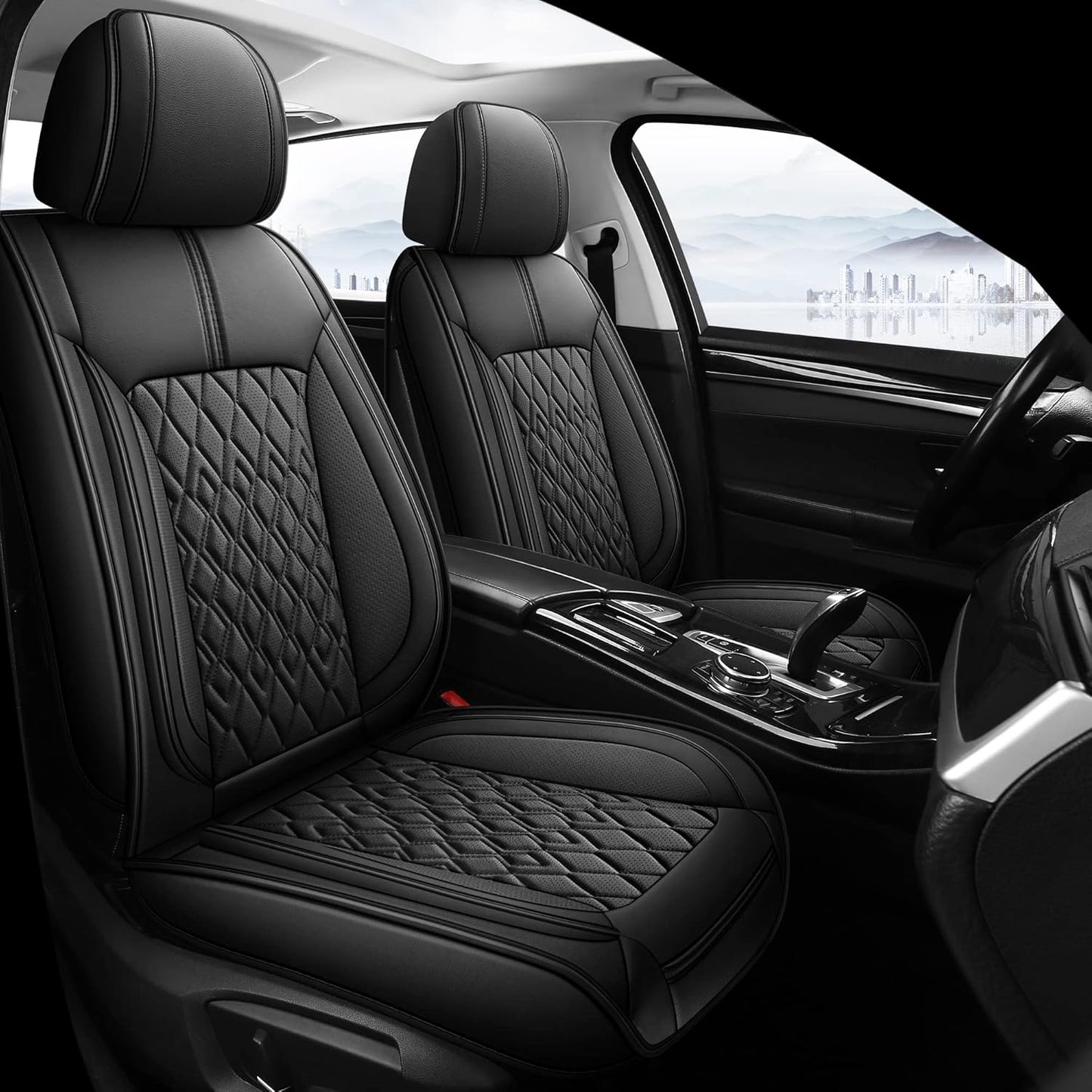 Premium Waterproof Leather Car Seat Covers for All Vehicles
