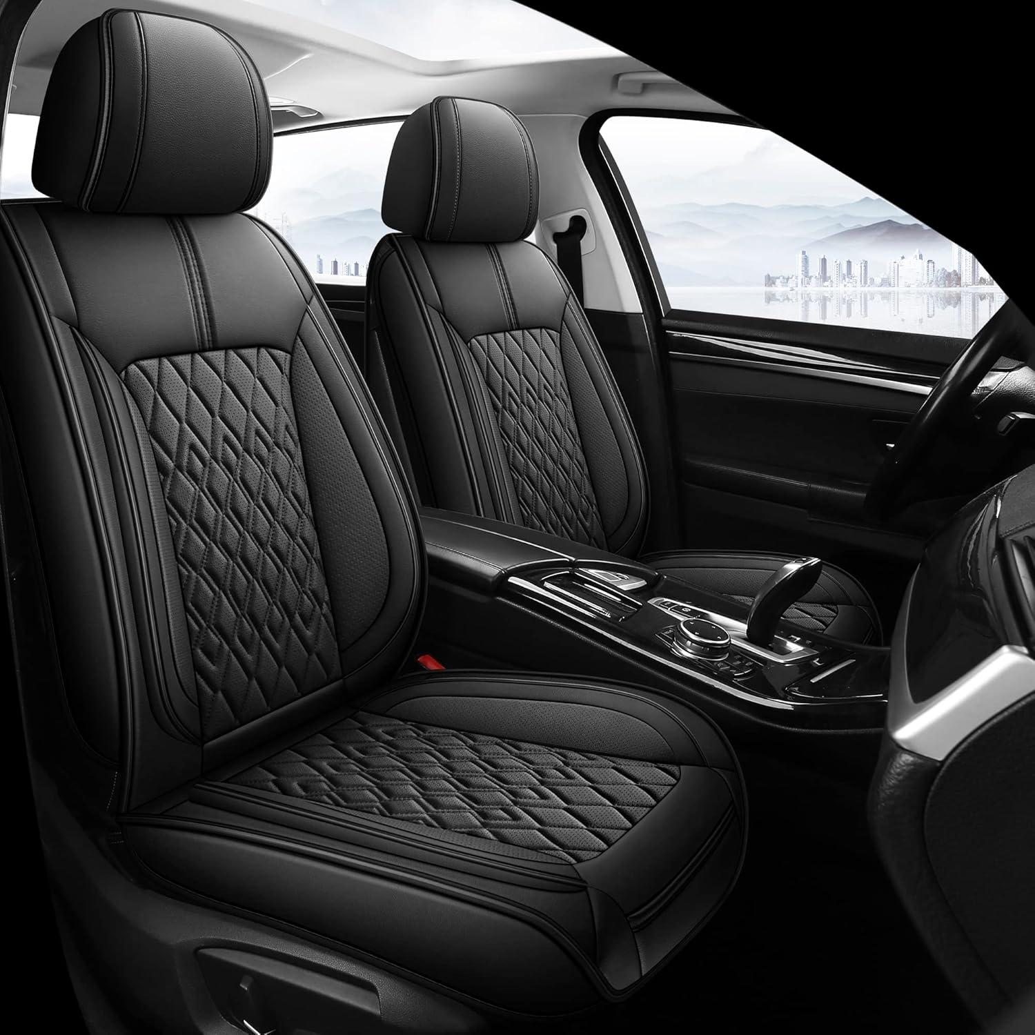 Premium Waterproof Leather Car Seat Covers for All Vehicles