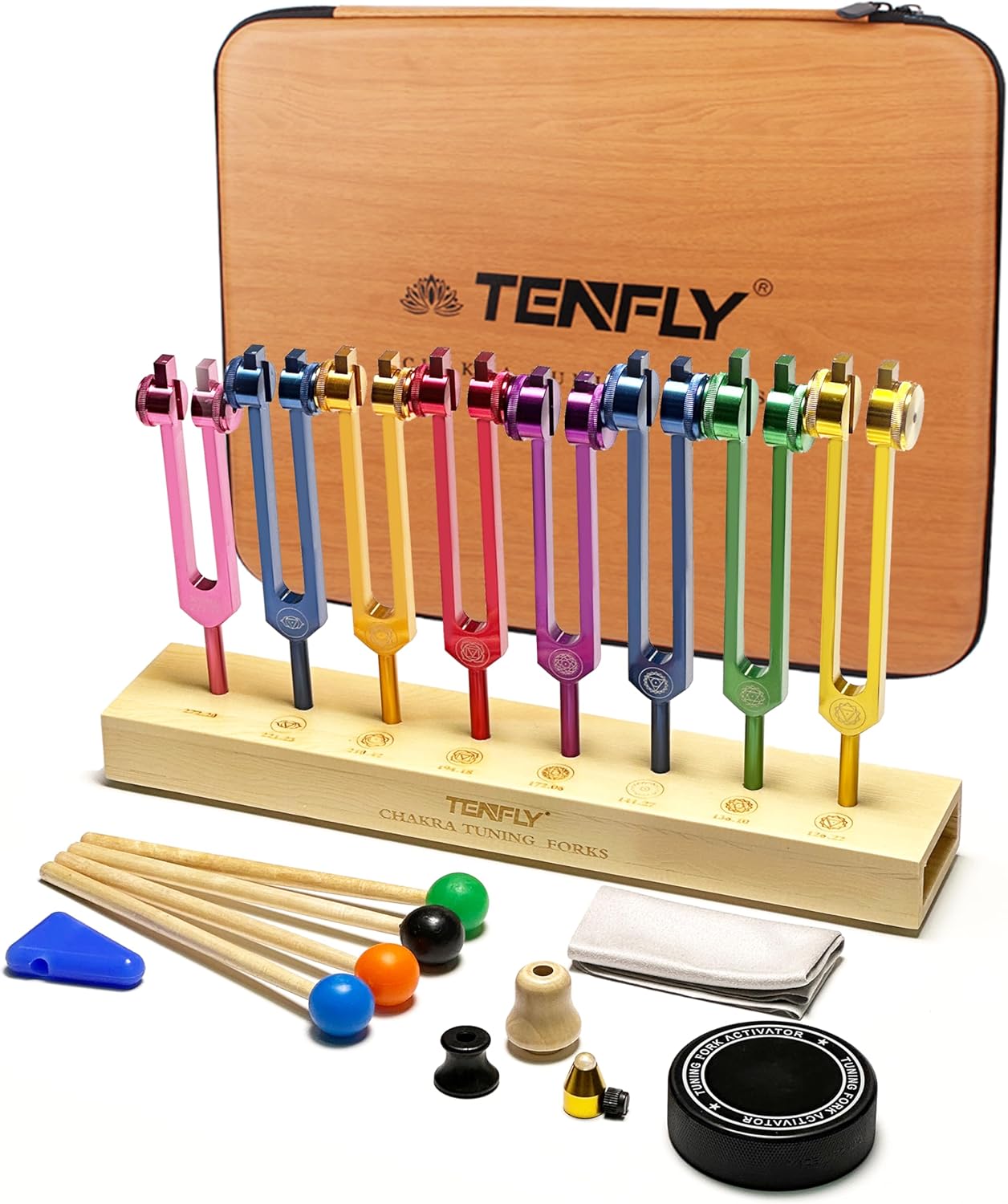 Chakra Tuning Forks Set for Healing and Sound Therapy