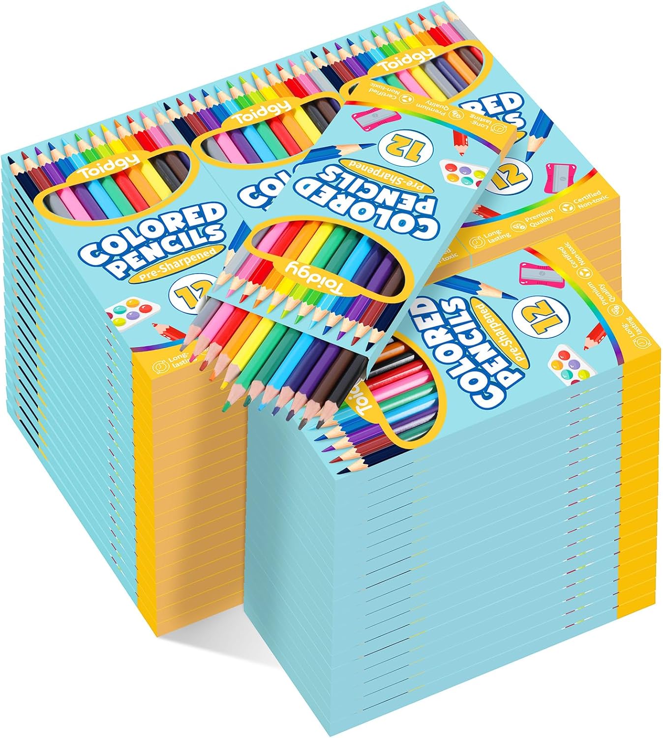 1152 Count Colored Pencils Bulk for Kids and Adults Creativity