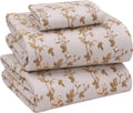 RUVANTI Flannel Sheets Twin Size - Cozy, Breathable 3-Piece Set
