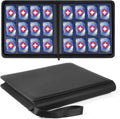 Trading Card Binder 12 Pocket Hold 720 Cards - Zippered PU Album