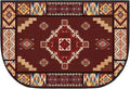 Fireproof Fireplace Hearth Rug 27 x 48 in - Heatproof Aztec Mat