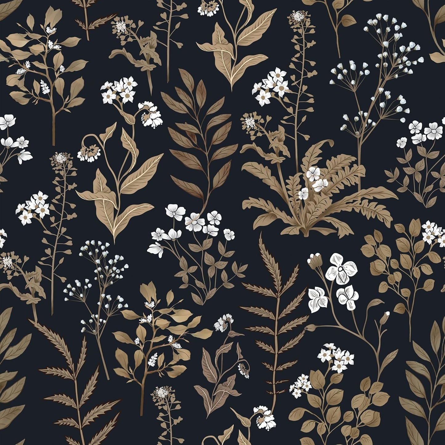 Abyssaly Vintage Floral Peel and Stick Wallpaper for DIY Decor