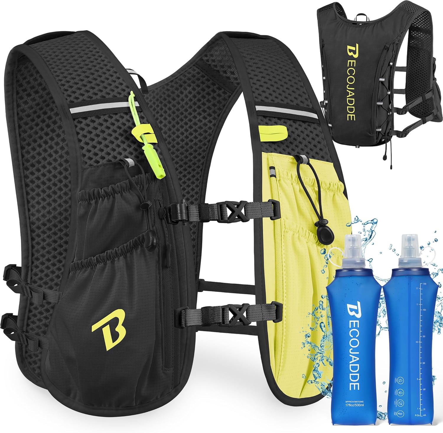 Running Vest Hydration Backpack for Men Women - 5L Lightweight