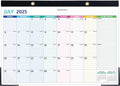 Desk Calendar 2025-2026 18-Month Large 17 x 12 - Spacious Planning