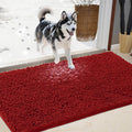 Chenille Absorbent Outdoor Doormat 48 in x 30 in - Soft, Quick-Dry Mud
