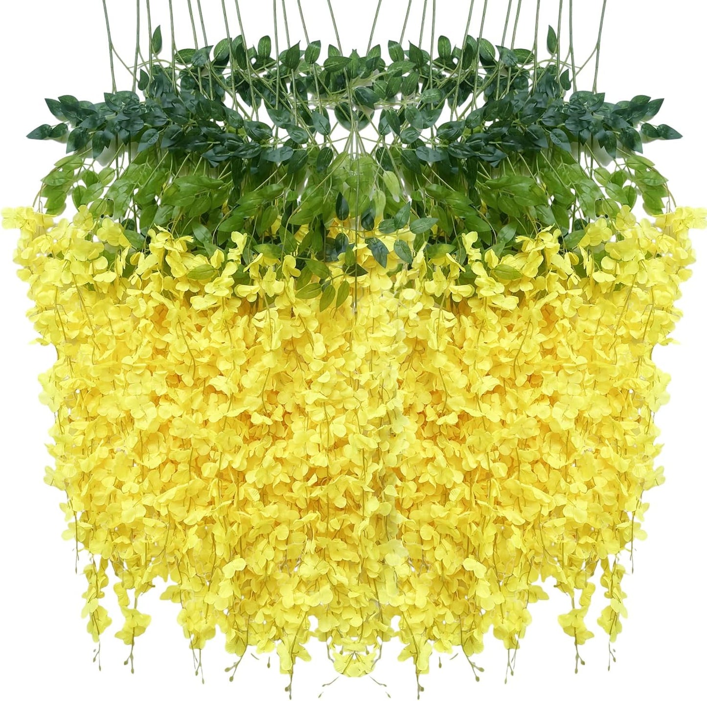 Artificial Wisteria Hanging Flowers for Home and Wedding Decor