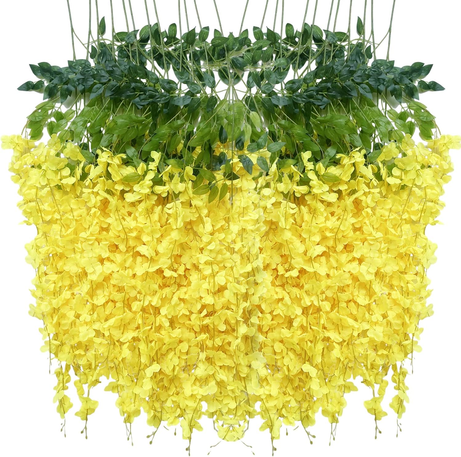 Artificial Wisteria Hanging Flowers for Home and Wedding Decor