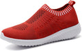 TIOSEBON Women's Athletic Walking Shoes Slip On - Comfortable Mesh