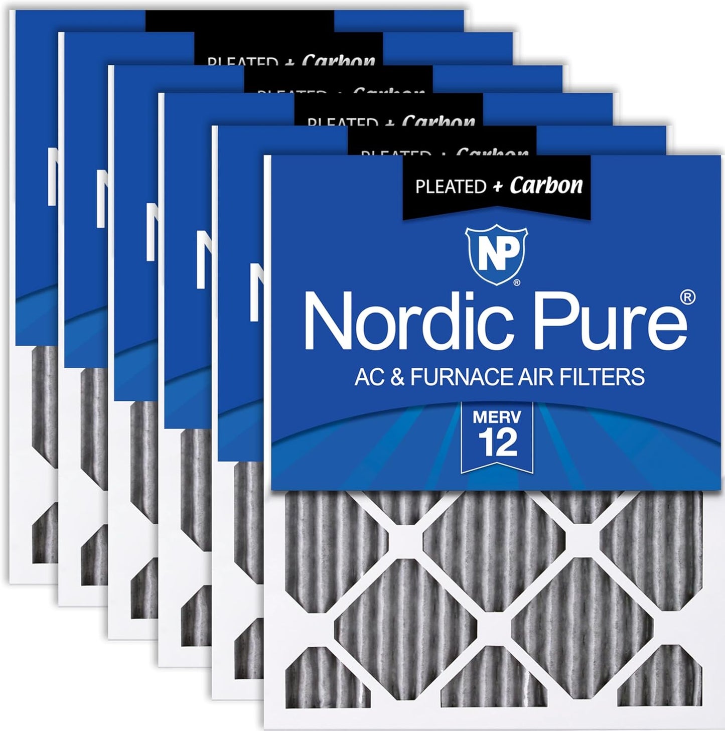 Nordic Pure 16x24x1 Furnace Air Filters with MERV 12 Rating