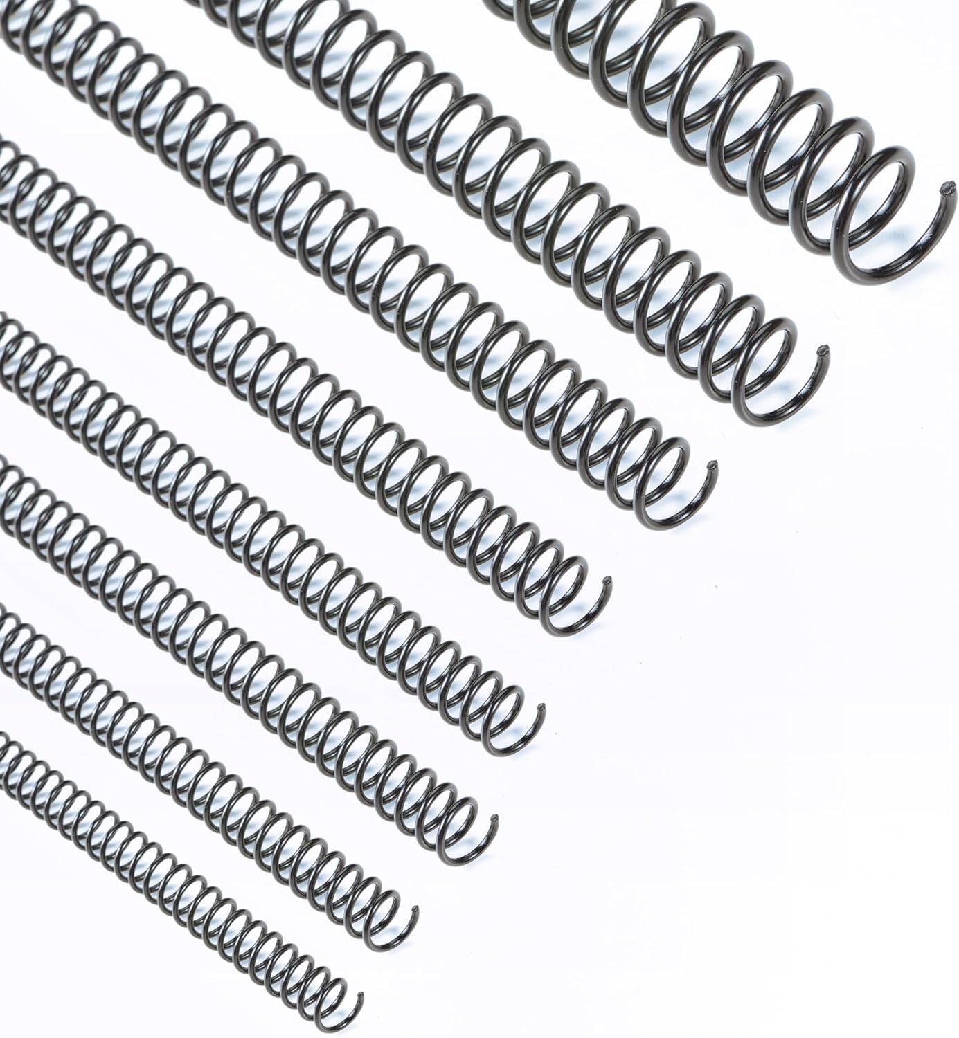 Binditek 200 Pack Plastic Spiral Binding Coils for All Needs