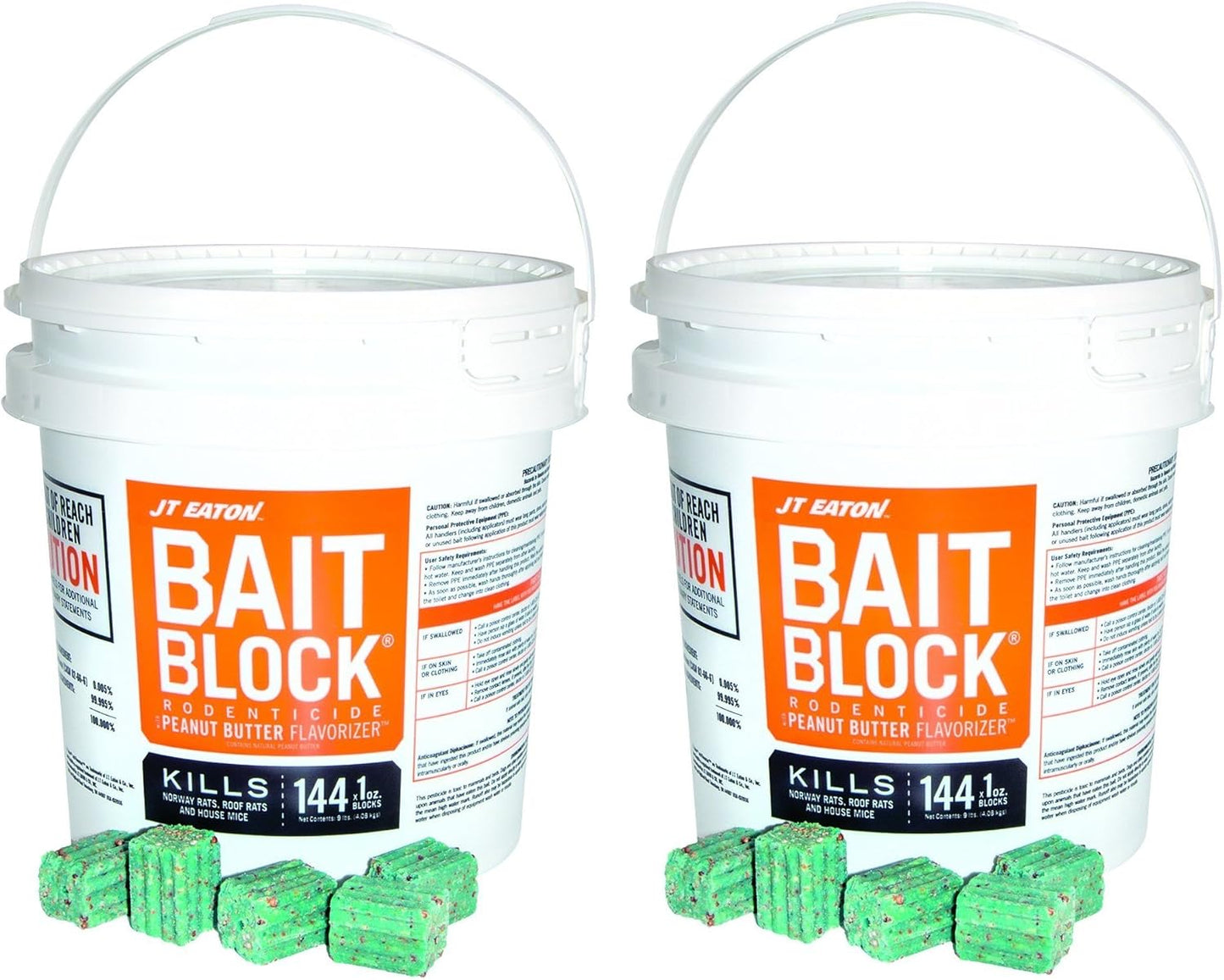 JT Eaton 709-PN Bait Block Rodenticide for Mice and Rats