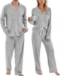 Matching Pajamas for Couples Button Down Loungewear - Cozy Fall