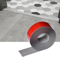 Floor/Door Flat Transition Strip 6m x 5cm PVC - Self Adhesive Gap