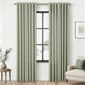 Sage Green 86 in Curtains 2 Panels Set - Privacy Light Filtering