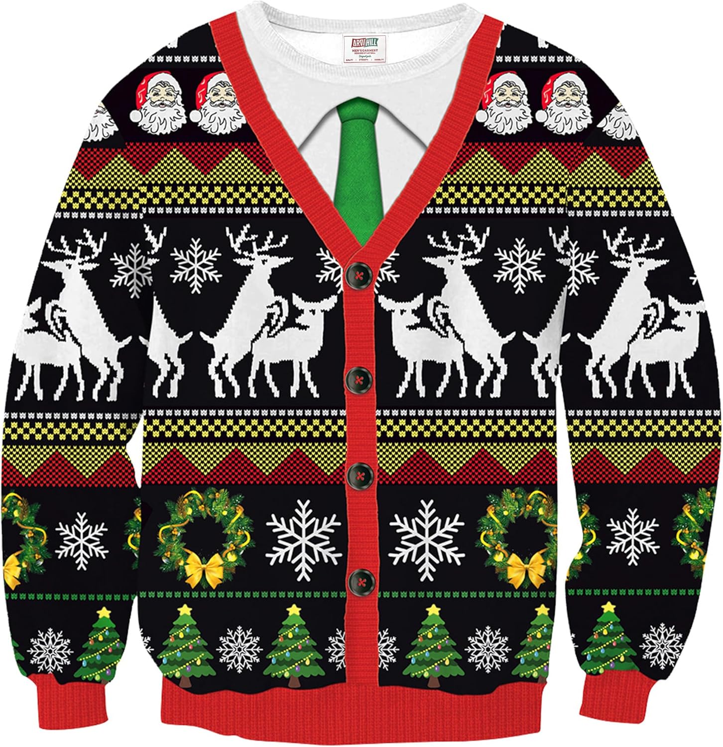 Arvilhill Funny Christmas Sweater 3D Graphic (S-3XL)