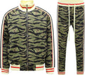 G-Style USA Men's Tiger Pattern Tracksuit Sets - Retro