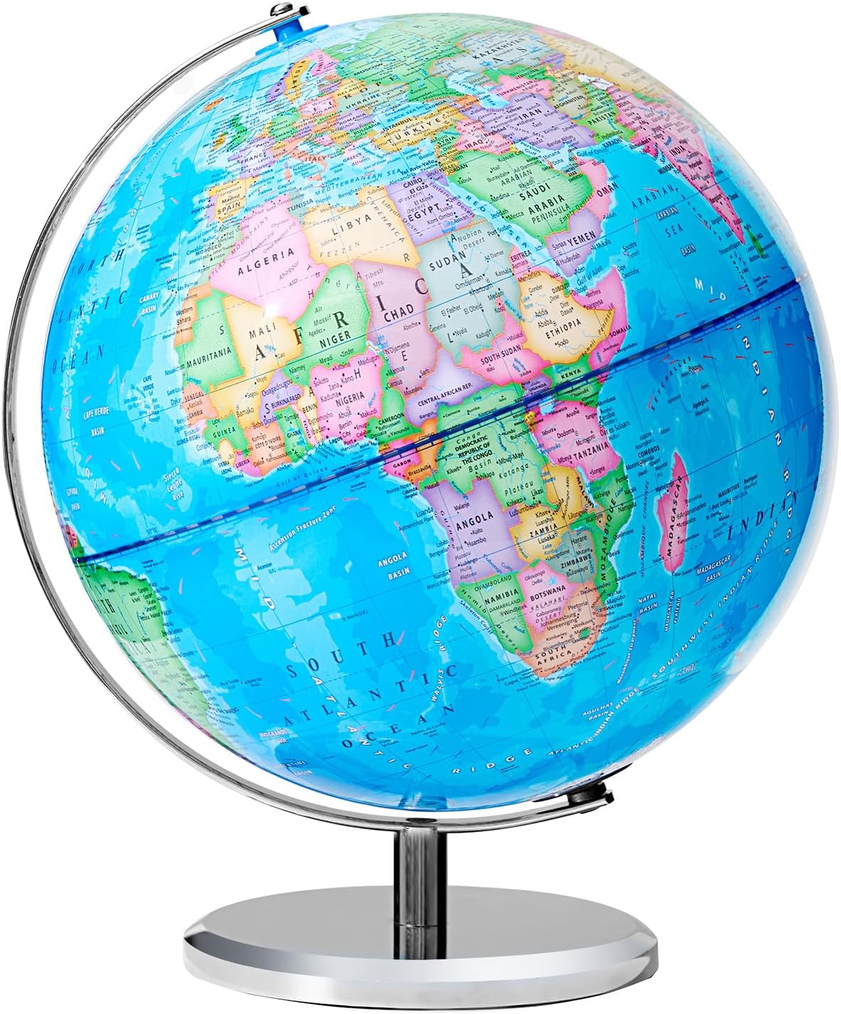 13 Inch World Globe for Kids - Educational Classroom Tool