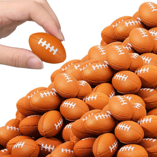 Civaner Mini Football Stress Balls - 200 Packs for Fun Relief