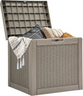 YITAHOME 32 Gallon Outdoor Storage Box - Water Resistant Deck Box