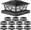 APONUO Solar Post Cap Lights - Perfect for 4x4, 5x5, 6x6 Fences