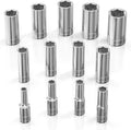 Olsa Tools SAE Deep Socket Set - 3/8-In Drive, 13pc - Professional