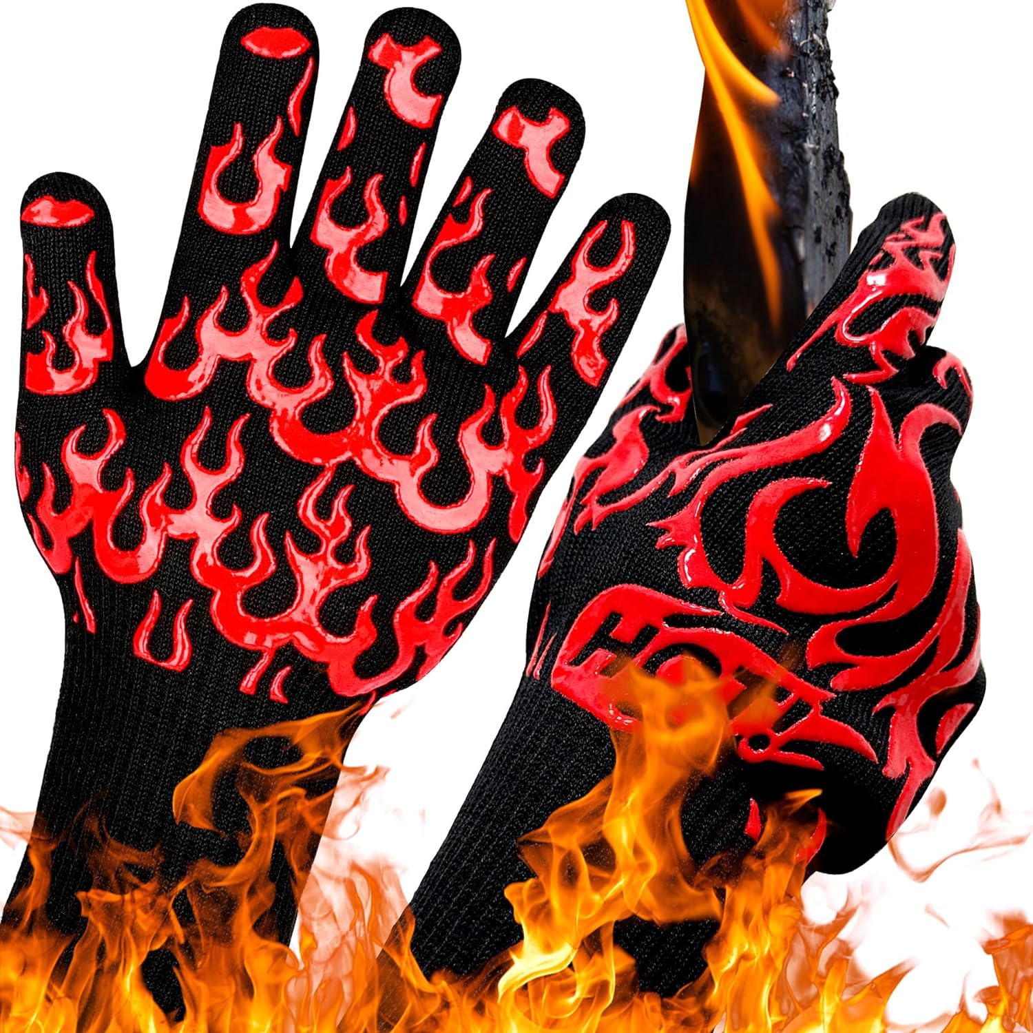 Flame-Proof BBQ Gloves by UBeesize