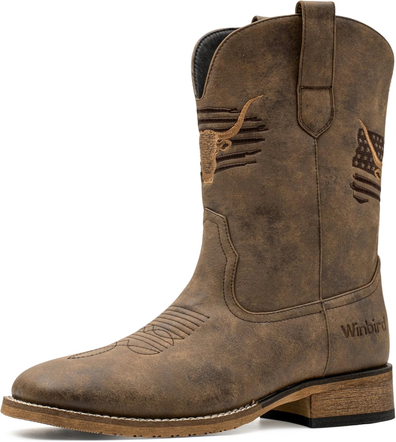 Men's Square Toe Cowboy Boots for Comfort and Style