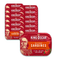 King Oscar Premium Sardines in Zesty Tomato Sauce - Wild Caught Pack