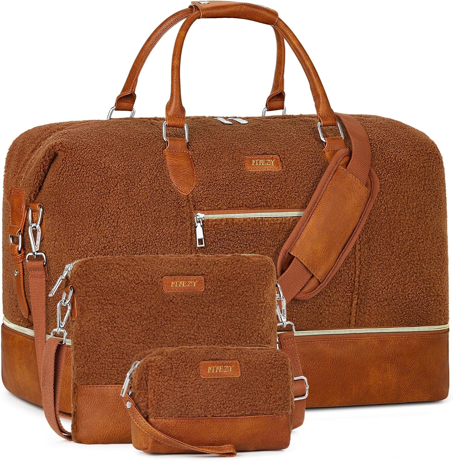 Versatile Weekender Bag for Women with Shoe Compartment