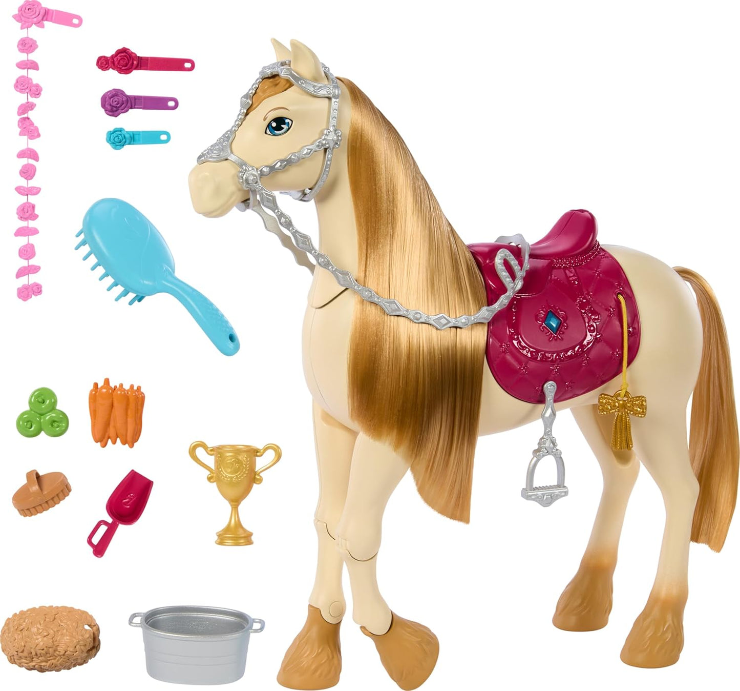 Barbie Horse with Sounds, Music & Accessories for Fun Play