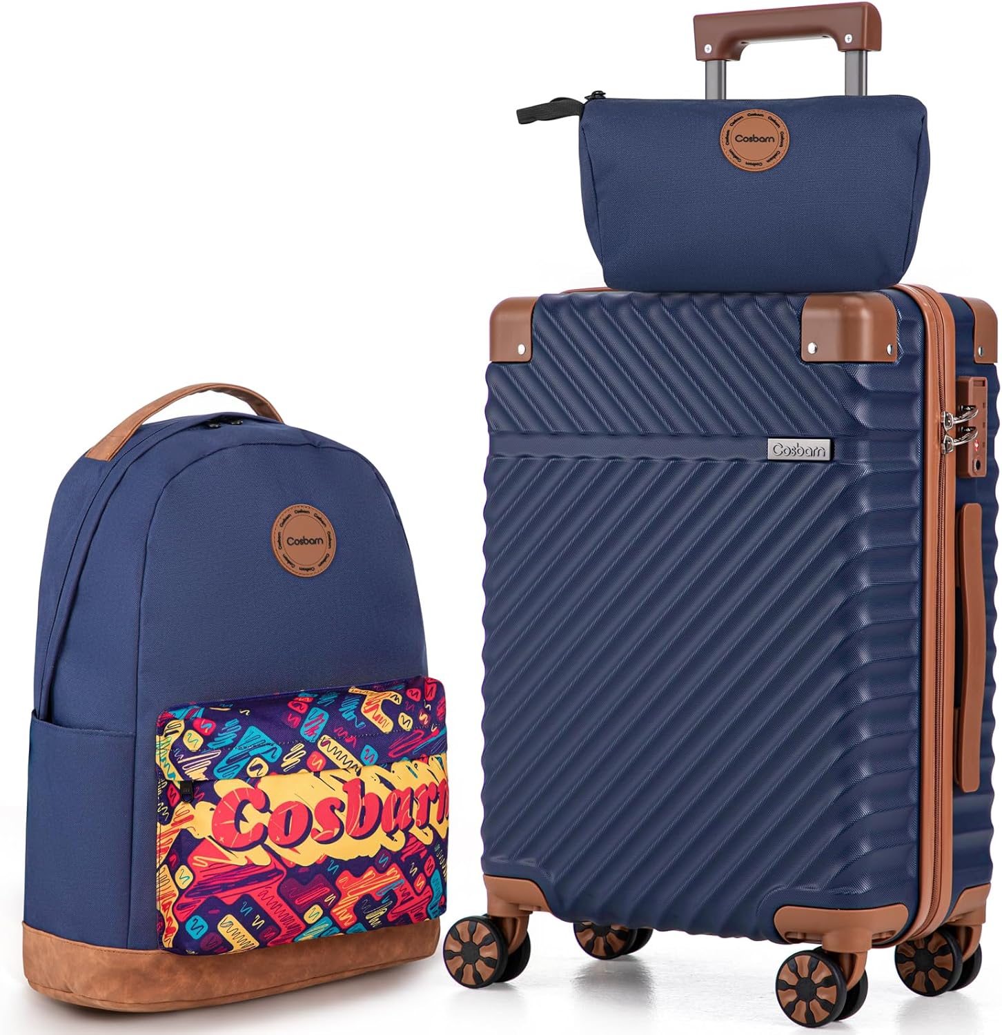 Durable 20 Inch Carry On Luggage with TSA Lock and Wheels