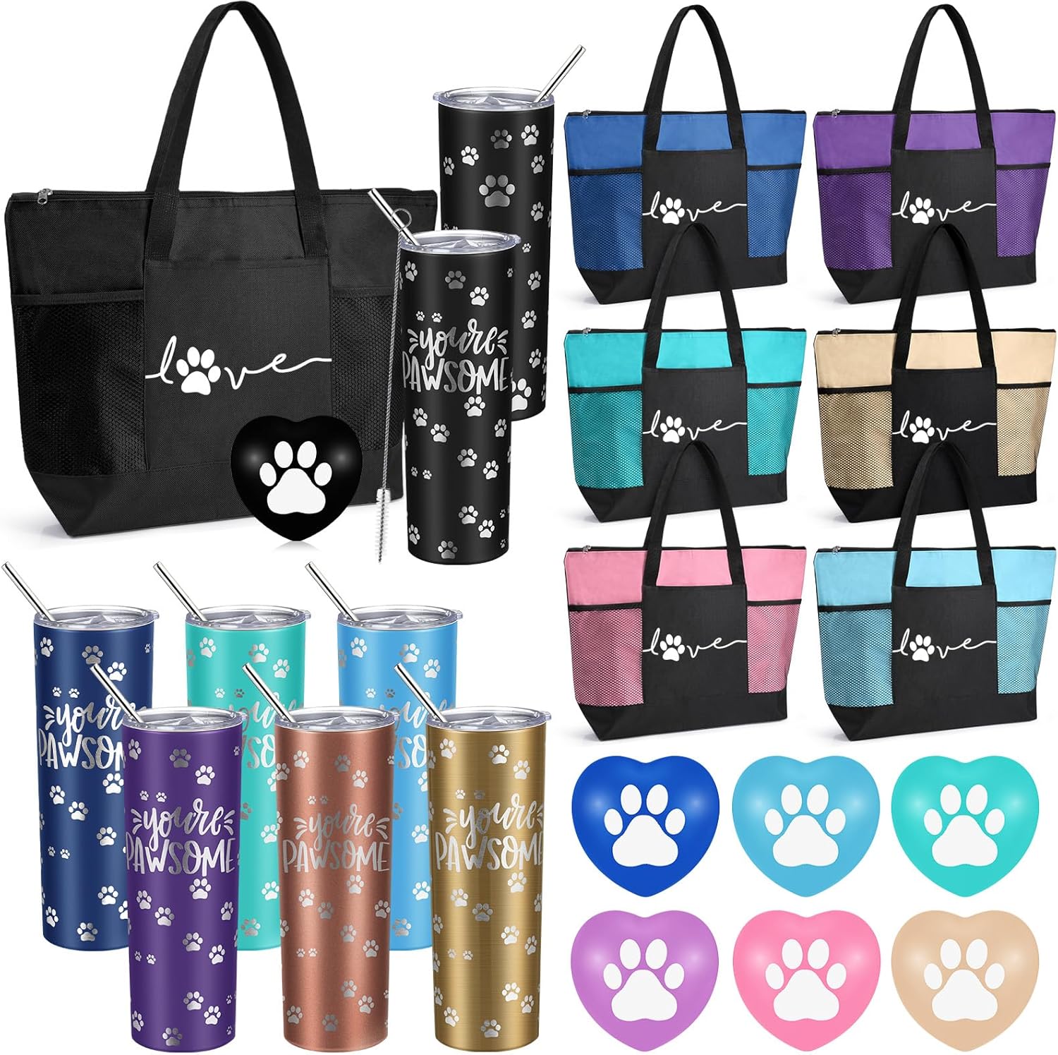 Veterinary Technician Week Gift Set with Tumbler and Tote Bag