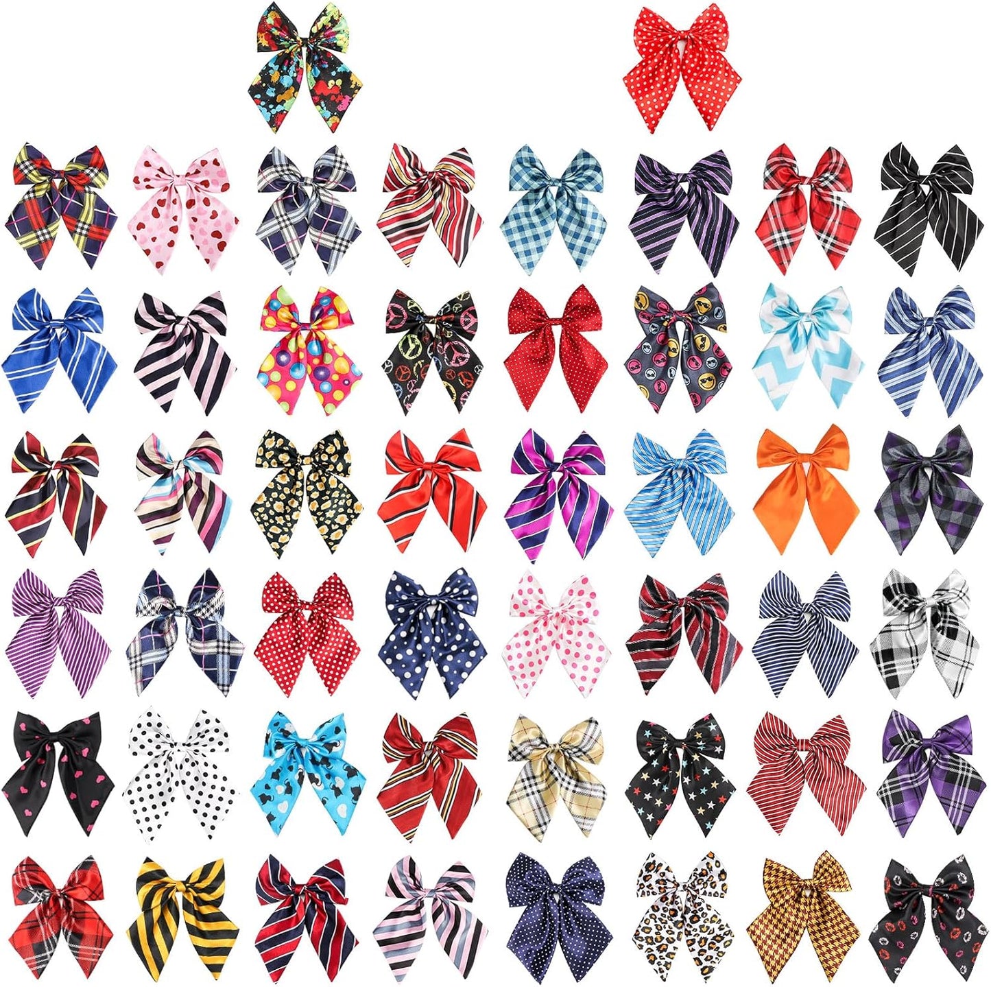 Segarty 50pcs Dog Bow Ties for Small Medium Dogs and Cats
