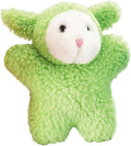 Zanies Cuddly Berber Baby Lamb Dog Toy 8in - Soft Squeaker Snuggle