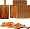 Nuenen 50 Pcs Acacia Wood Cutting Board with Handle - Bulk Serve