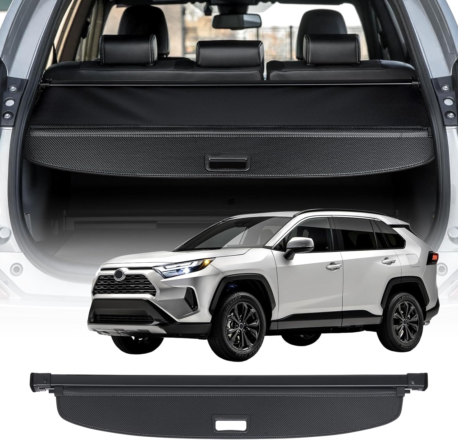 VEVOR Cargo Cover for 2019-2025 Toyota RAV4 - Privacy Shield