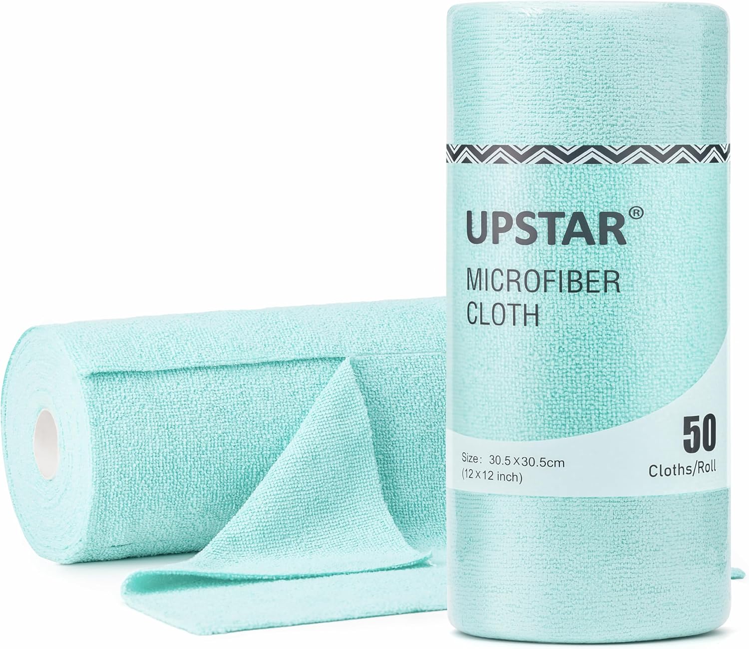 UPSTAR 50 Pack Microfiber Cleaning Cloths - Reusable & Versatile!