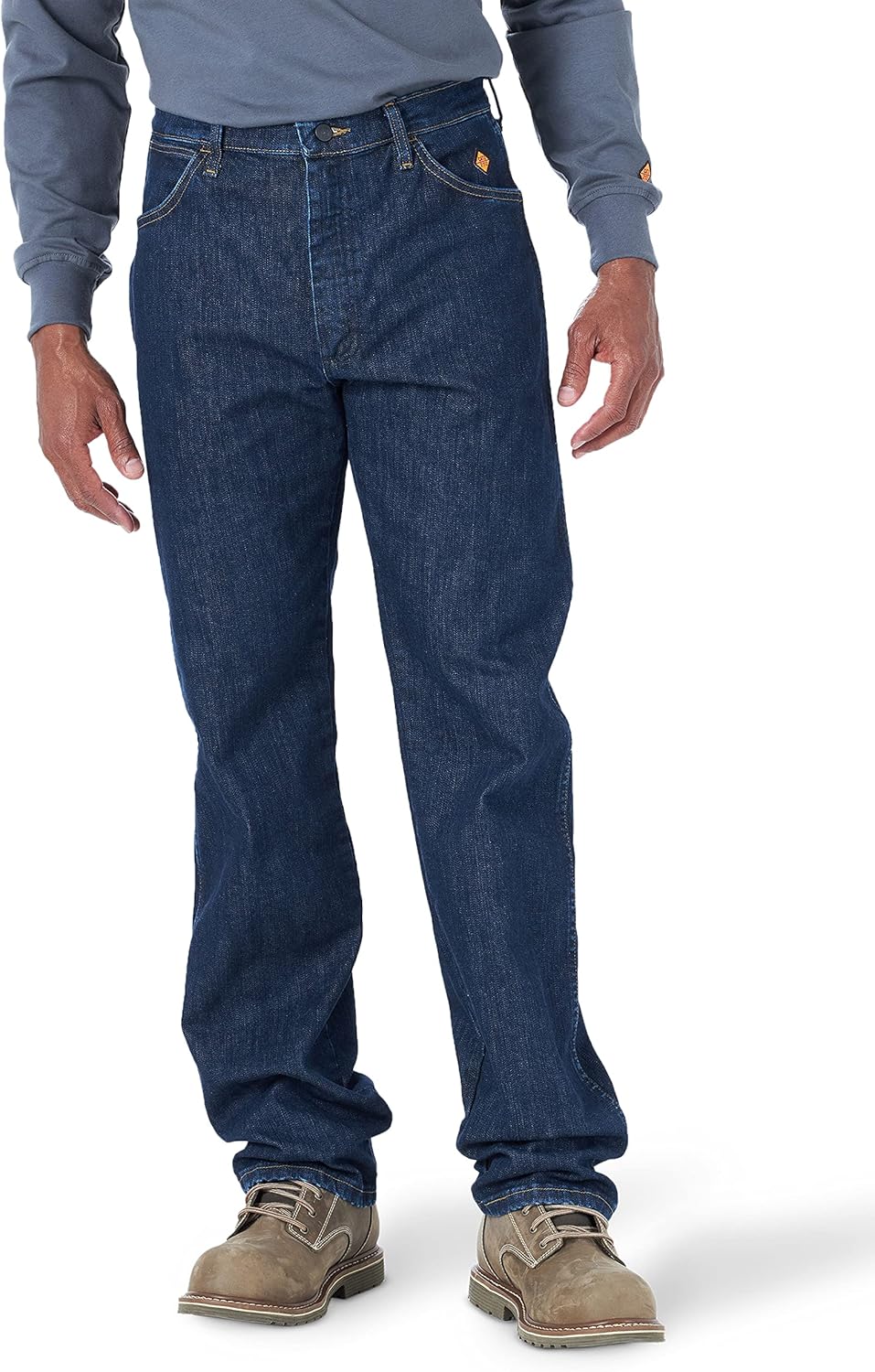Wrangler Men's Flame Resistant Original Fit Jeans for Work