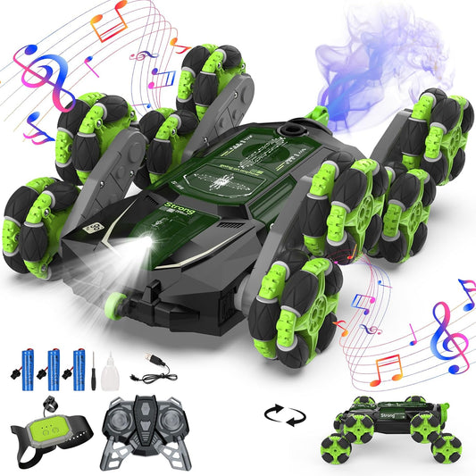 Gesture Sensing Stunt Car - 360 Rotation, Light & Music