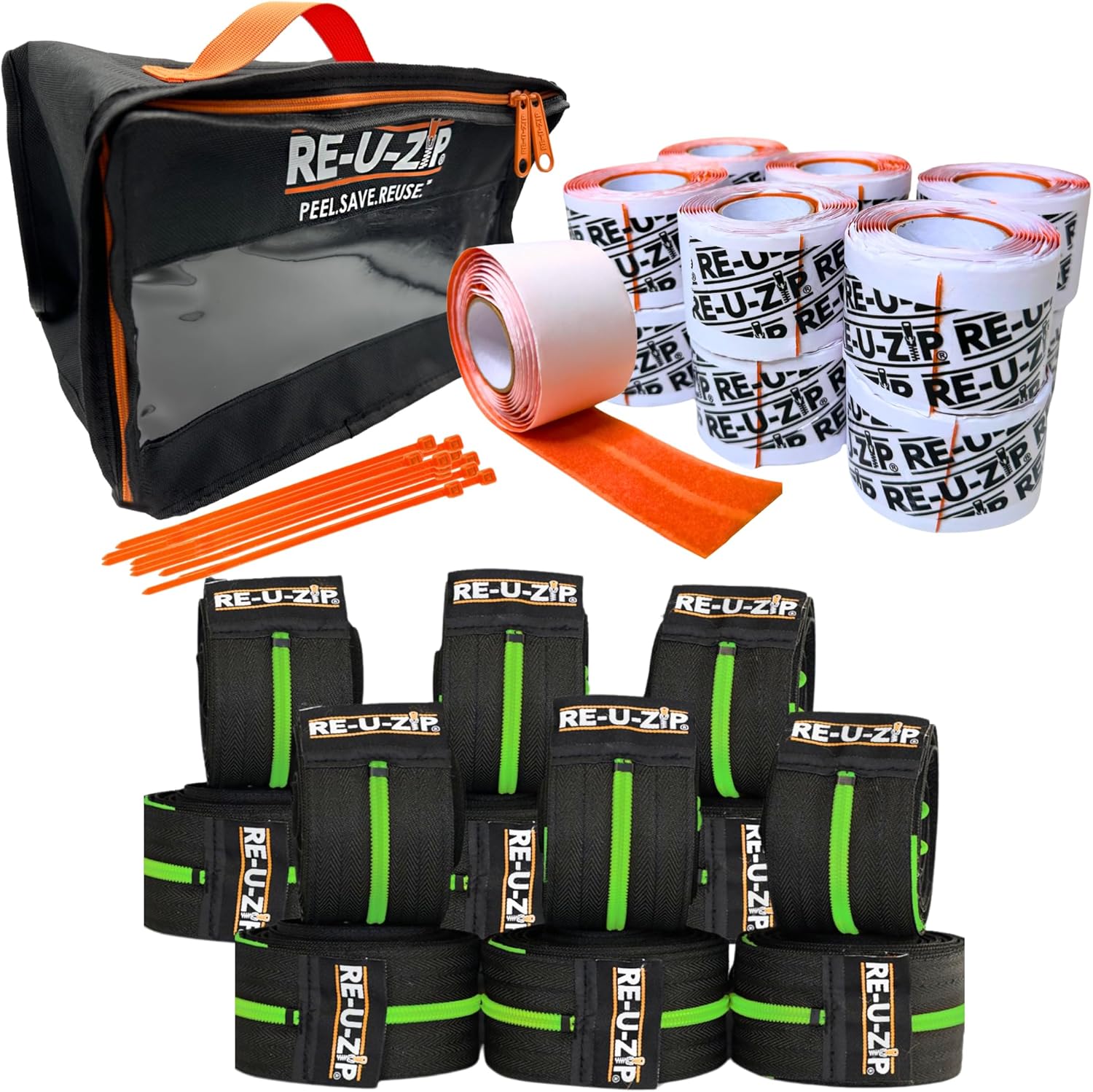 RE-U-ZIP Reusable Dust Barrier Zipper for Cost-Effective Use