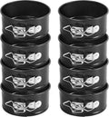 Sunnyray 8 Pcs 4 in Springform Pan Set - Mini Cheesecake Molds