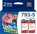 High Yield SL-793-5 Ink Cartridge Replacement 2 Pack - Red, 40ML