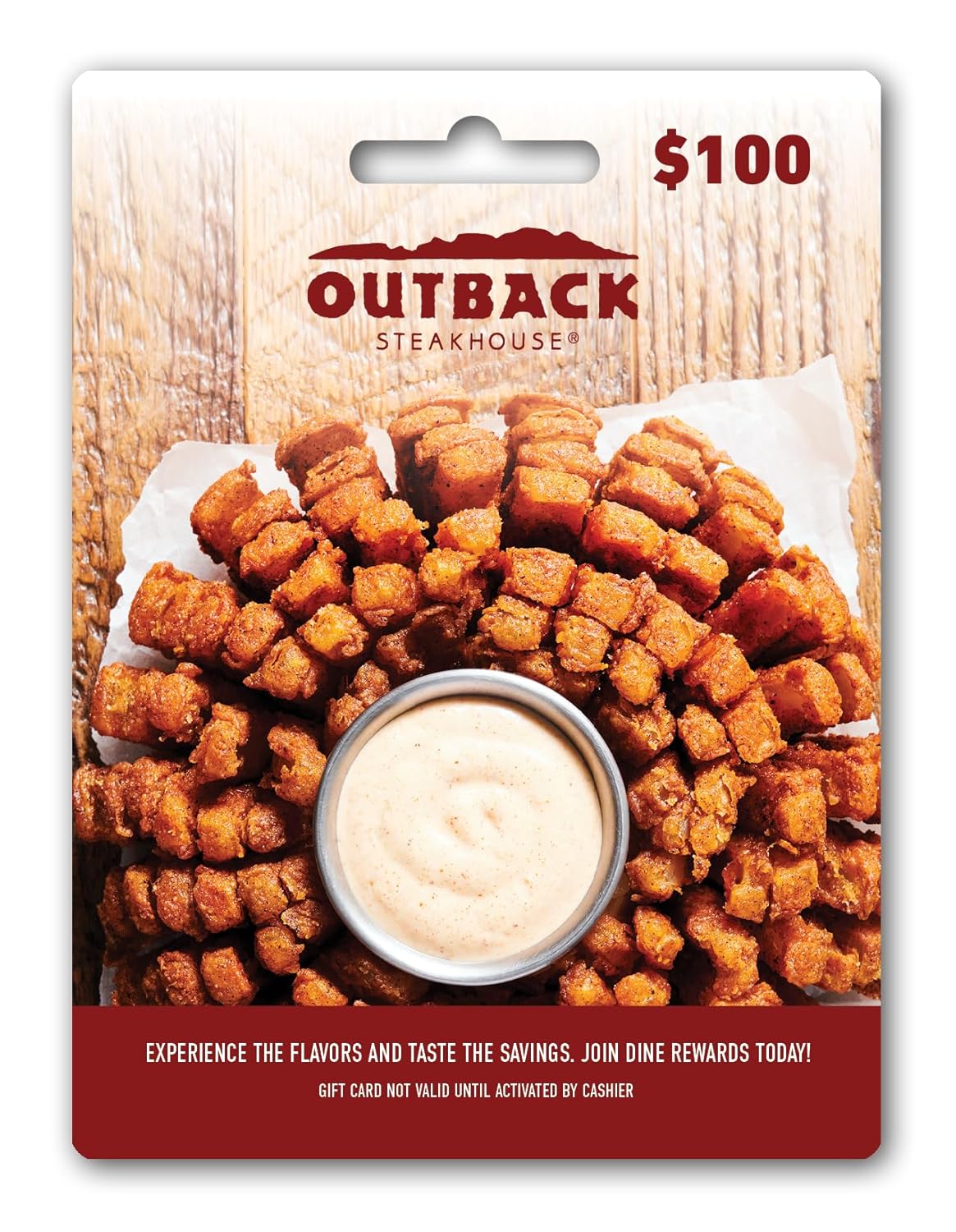 Outback Steakhouse Gift Card for Boldly Seasoned Steak Lovers