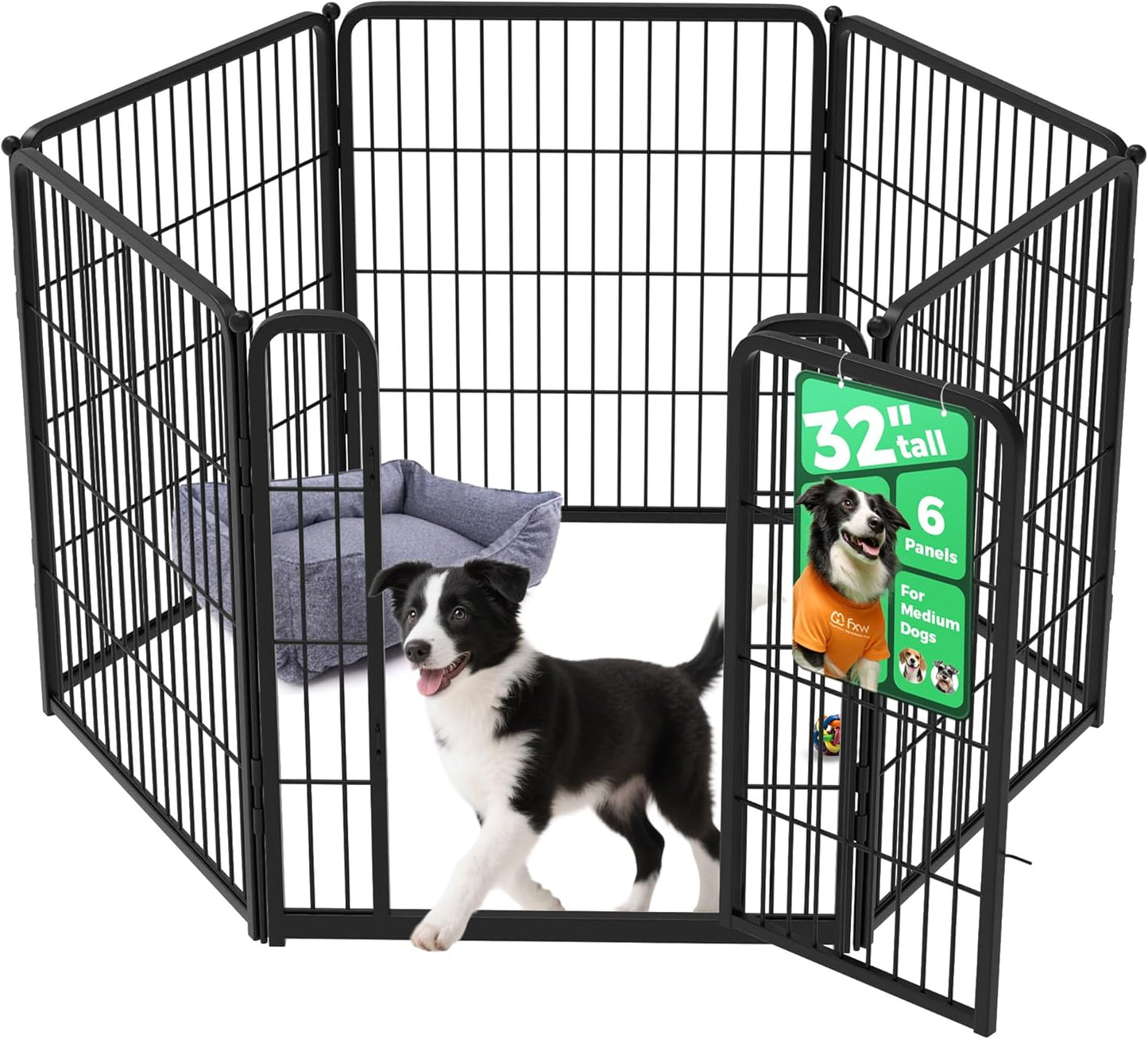 FXW Homeplus Unleashed Indoor Dog Playpen for Safe Play