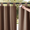 Outdoor Waterproof Patio Curtains 2 Panels 84in x 84in - Privacy