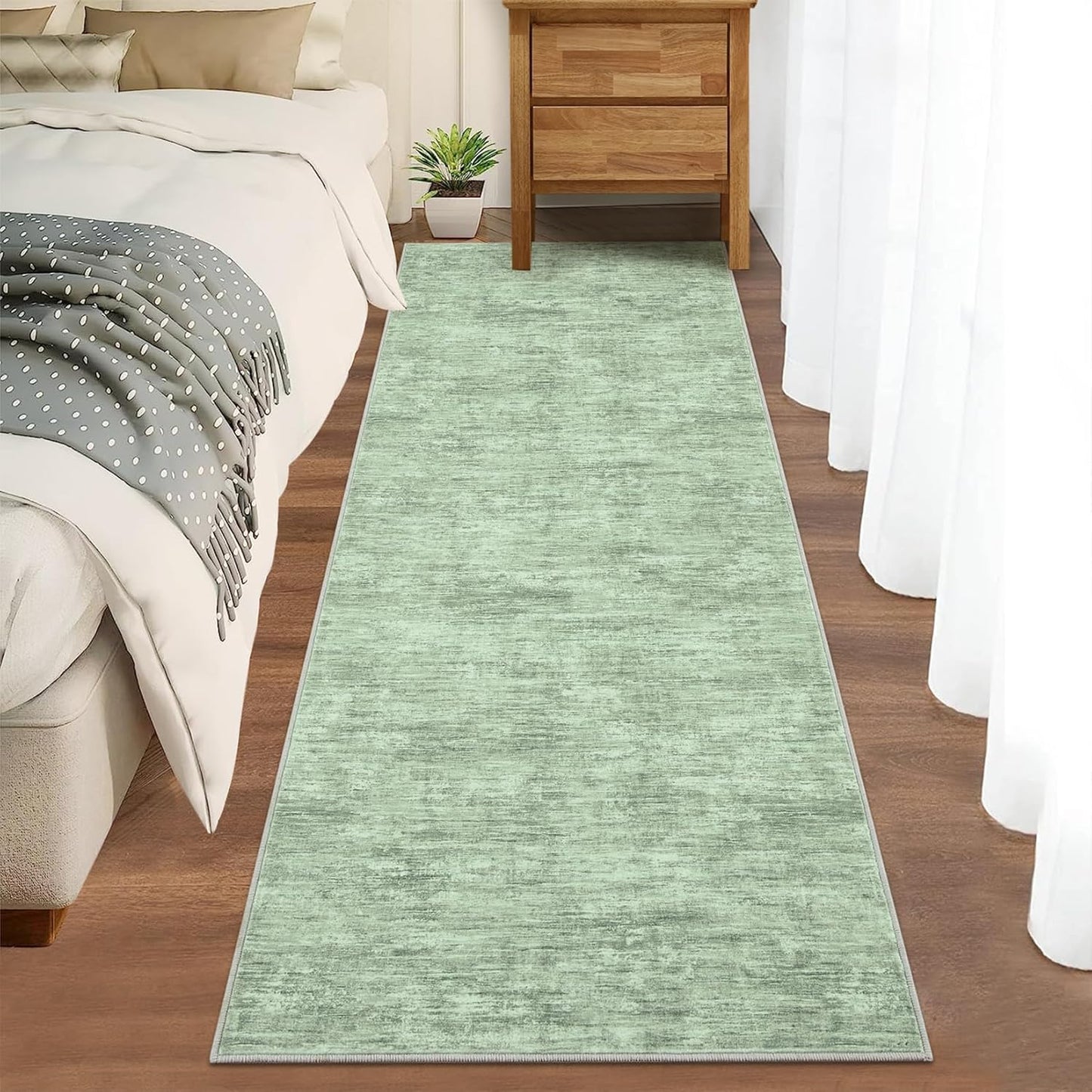 Hallway Runner Rug 2.5x10 Modern Solid Color for Living Room