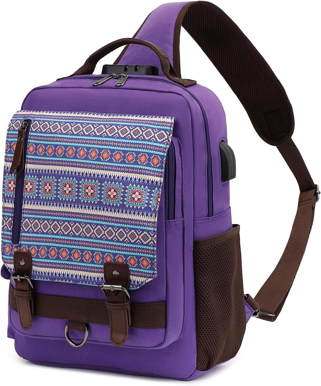 Leaper Retro Crossbody Bag Sling Bag for Men and Women