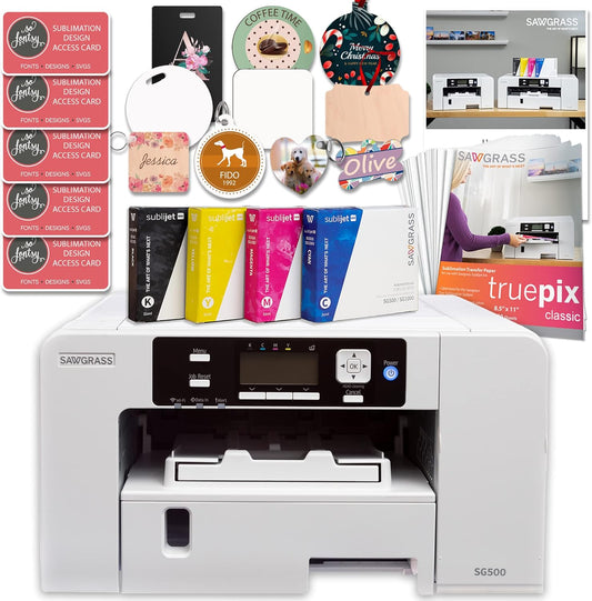 Sawgrass UHD Virtuoso SG500 Starter Bundle - Vibrant Sublimation Kit